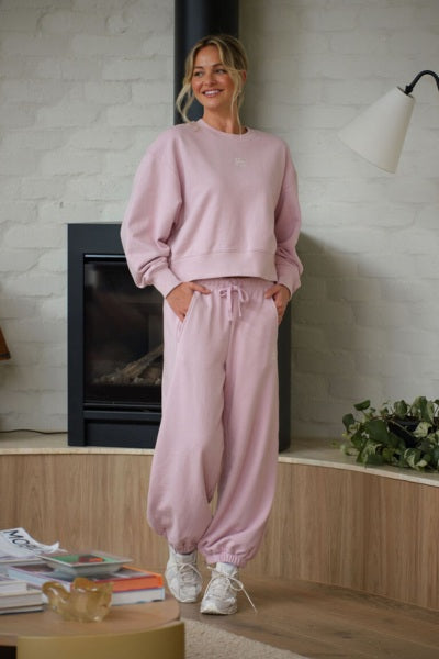Barel Leg Trackpant | Blush