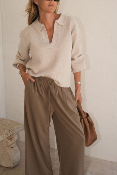 Collard Soft Knit | Oatmeal Marl