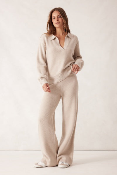 Collard Soft Knit | Oatmeal Marl