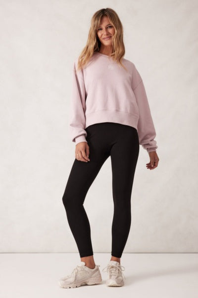 Cropped Slouchy Crew | Blush