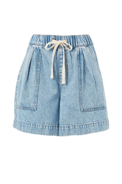 Darcy Relaxed Everyday Short | Washed Vintage Blue