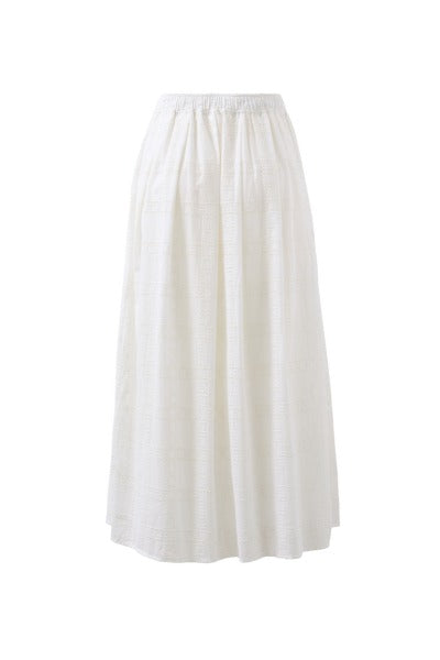 Florence Maxi Skirt | White Broderie