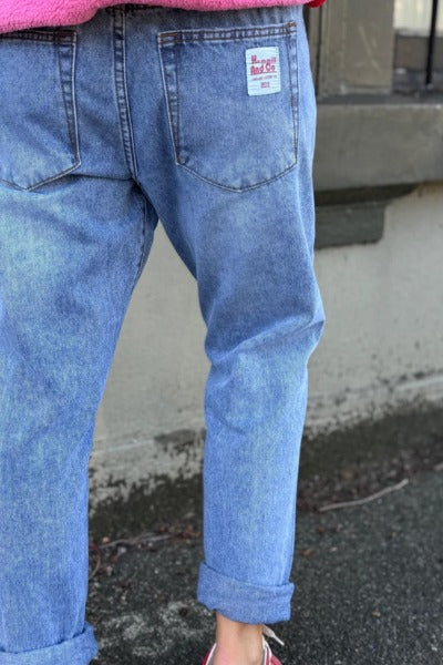 Stone Wash Track Jean