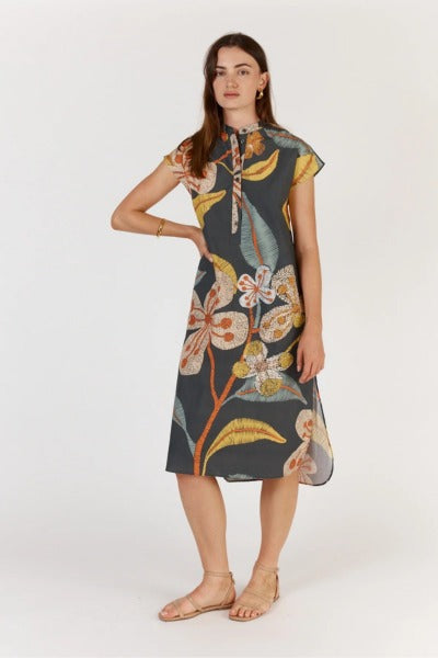 Bloom Capped Sleeve Dress