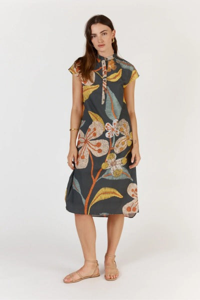Bloom Capped Sleeve Dress
