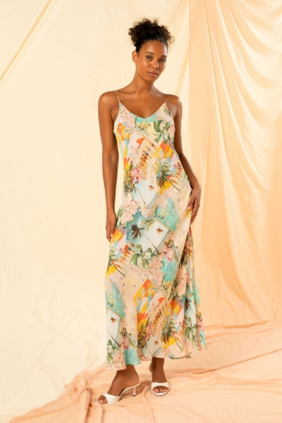 Lia Maxi Slip Dress | Vacanza