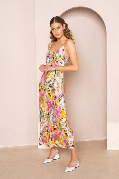 Rita Maxi Slip Dress | Sun Glam