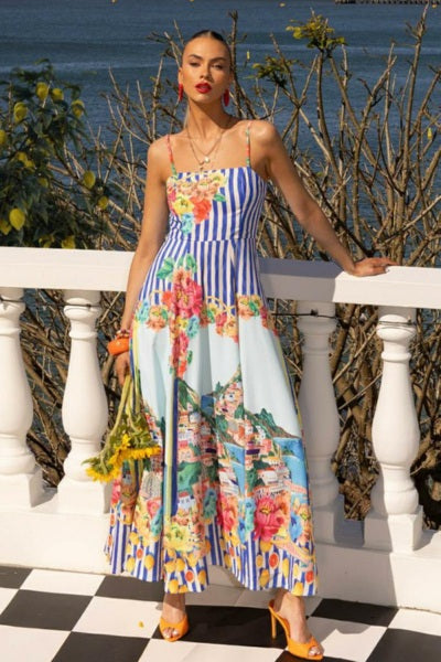 Positano Midi Sundress