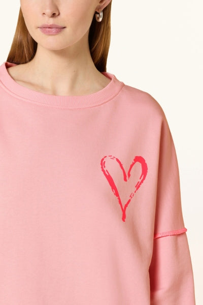 Roundneck Dusty rose top This is my happy place Sweater