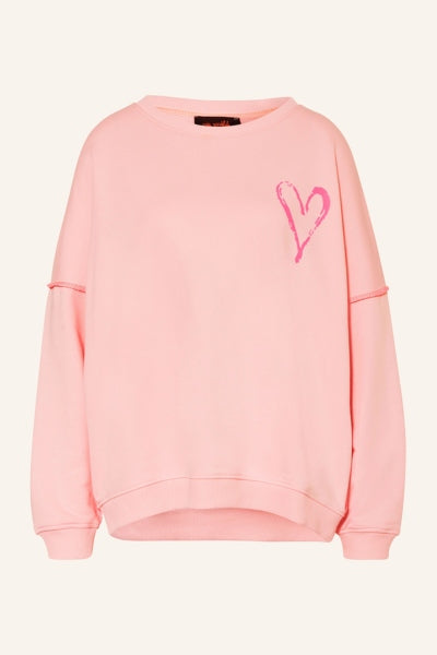 Roundneck Dusty rose top This is my happy place Sweater