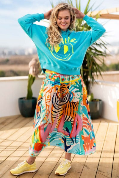 Wild Tiger Maxi Skirt