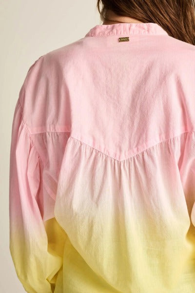 Blouse Faded Blooming Pink