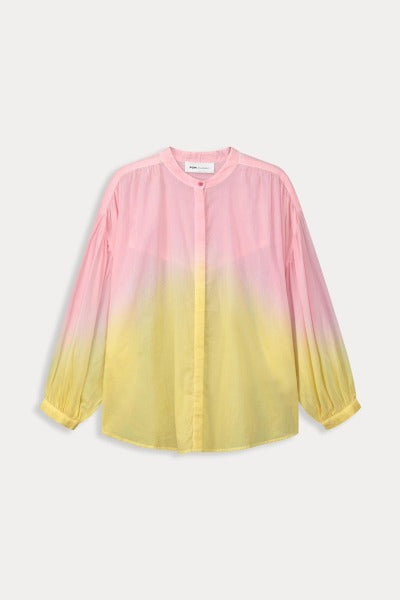 Blouse Faded Blooming Pink