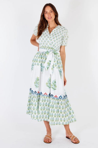 Rampur Maxi Dress | Green