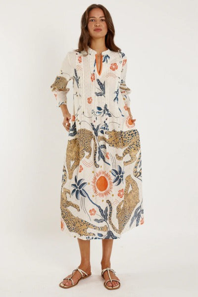 Celine Kaftan Print