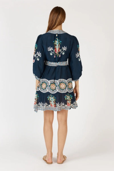 Garcia Wrap Dress | Navy