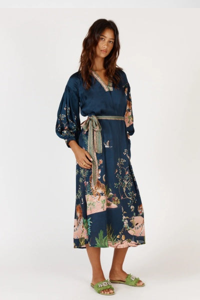 Machali Maxi Dress | Navy