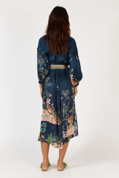 Machali Maxi Dress | Navy
