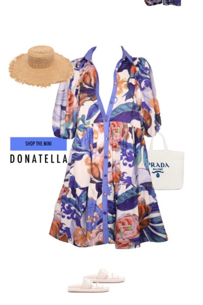 donatella mini dress Short Sleeve Mini Dress