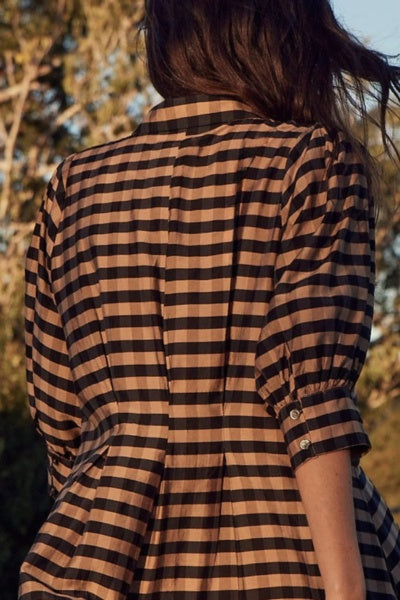 Befit Dress | Toffee Black Check
