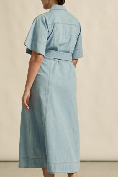 Cameo Dress | Light Chambray