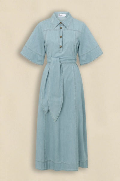 Cameo Dress | Light Chambray