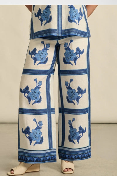 Gesture Pant | Azure Collage