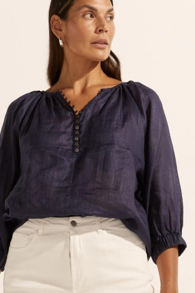 Imbue Top | Indigo