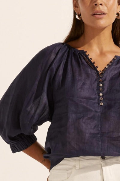 Imbue Top | Indigo