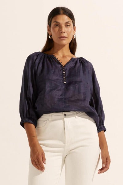 Imbue Top | Indigo