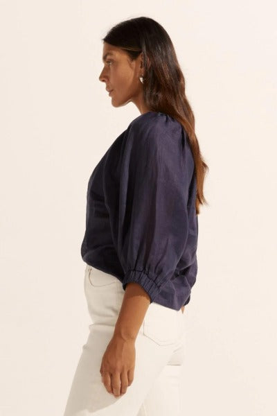 Imbue Top | Indigo