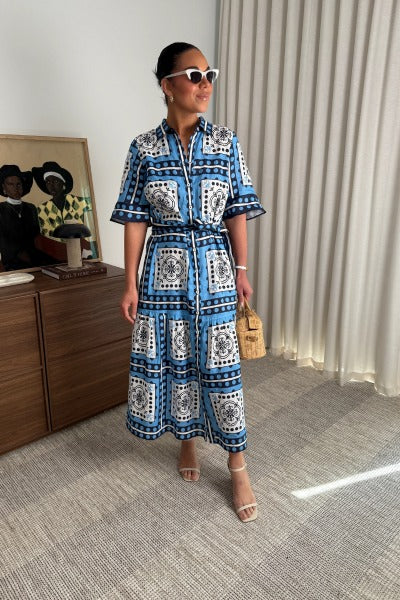 Oasis Dress | Bay Scarf