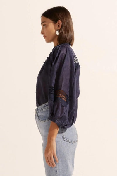 Quell Top | Indigo