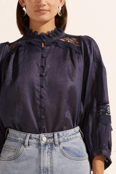 Quell Top | Indigo