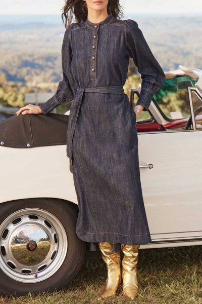 Snapshot Dress | Dark Denim