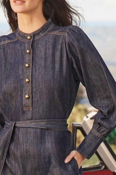 Snapshot Dress | Dark Denim