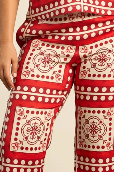 Tide Pant | Poppy Scarf