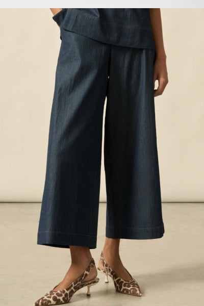 Astute Pant | Dark Chambray