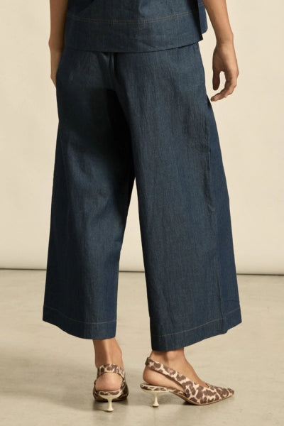 Astute Pant | Dark Chambray