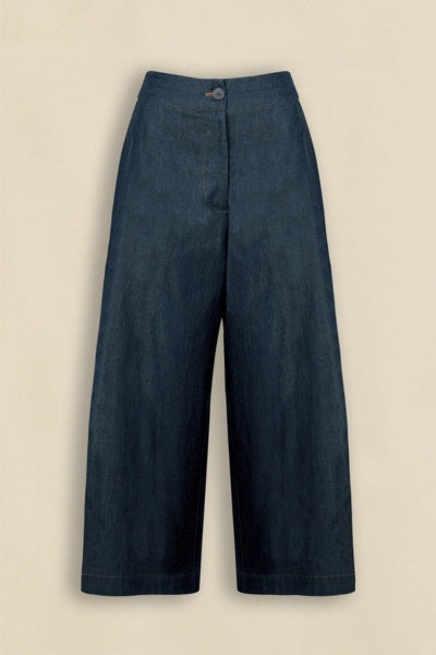 Astute Pant | Dark Chambray