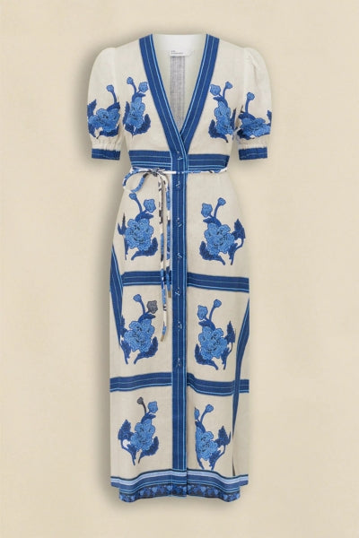 Portrait Dress | Azure Collage