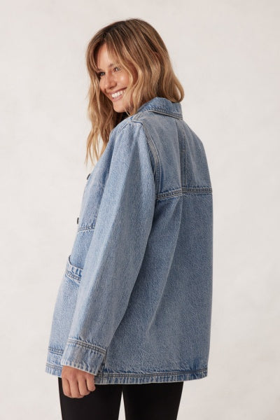Ava Chore Shacked | Vintage Blue
