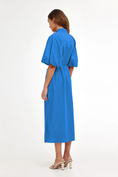 Zoya Shirt Dress - Cobalt