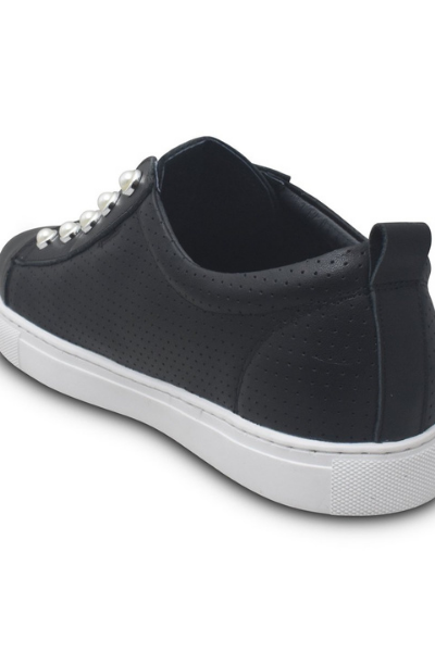 Pearl Perf Shoe - Black